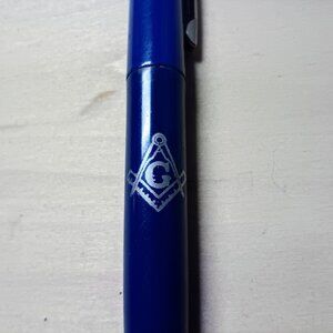Masonic Blue Lodge Mechanical Thick Lead Pencil with Eraser- Made in USA